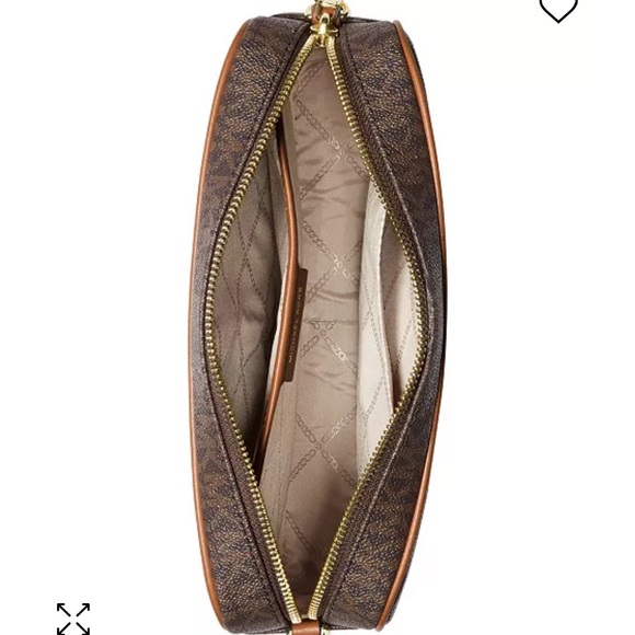 NWT Michael Kors Brown Jet set Large Crossbody Bag - Picture 5 of 10